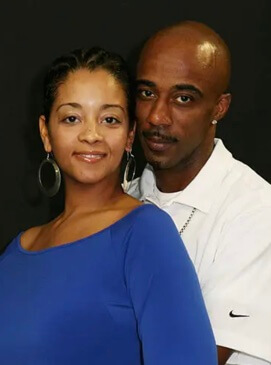 Ralph Tresvant and his current wife.
